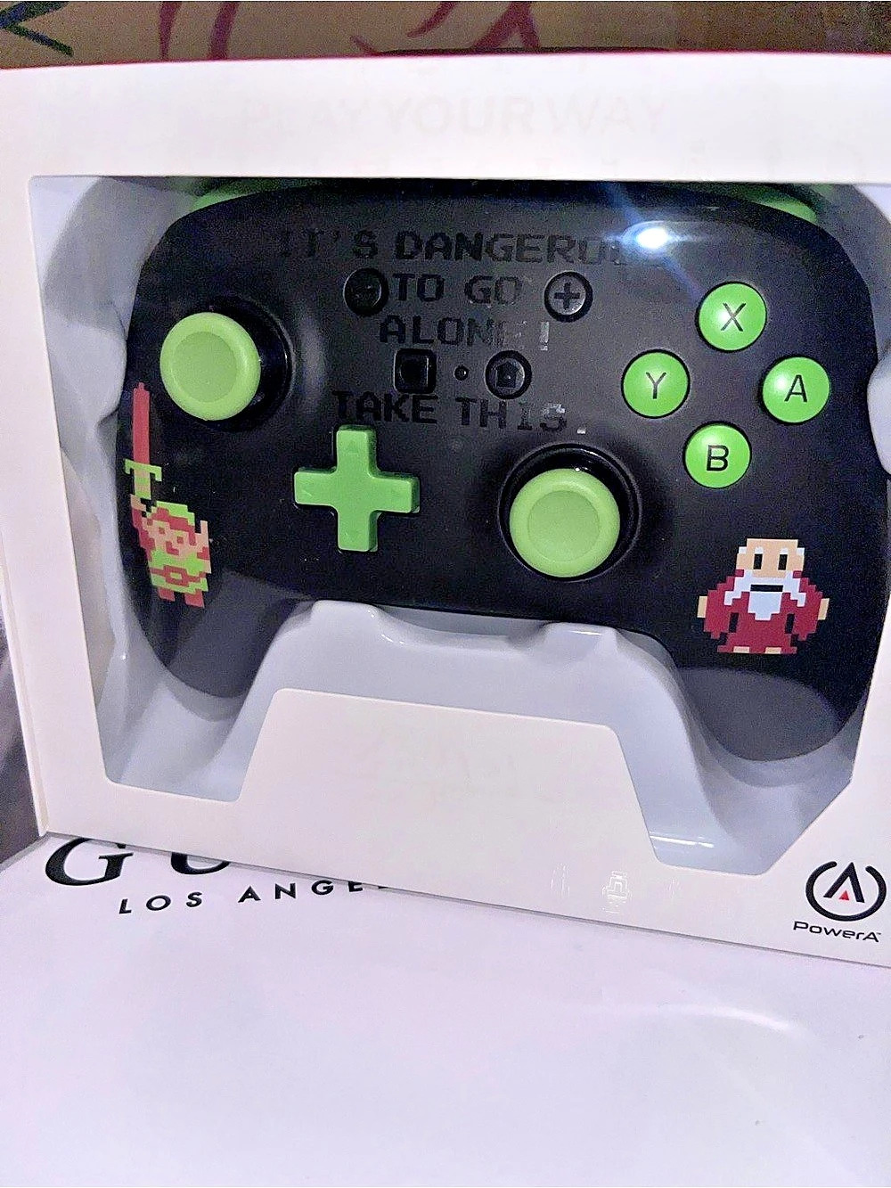 PowerA Gengar Wireless Controller Black & Green NWT